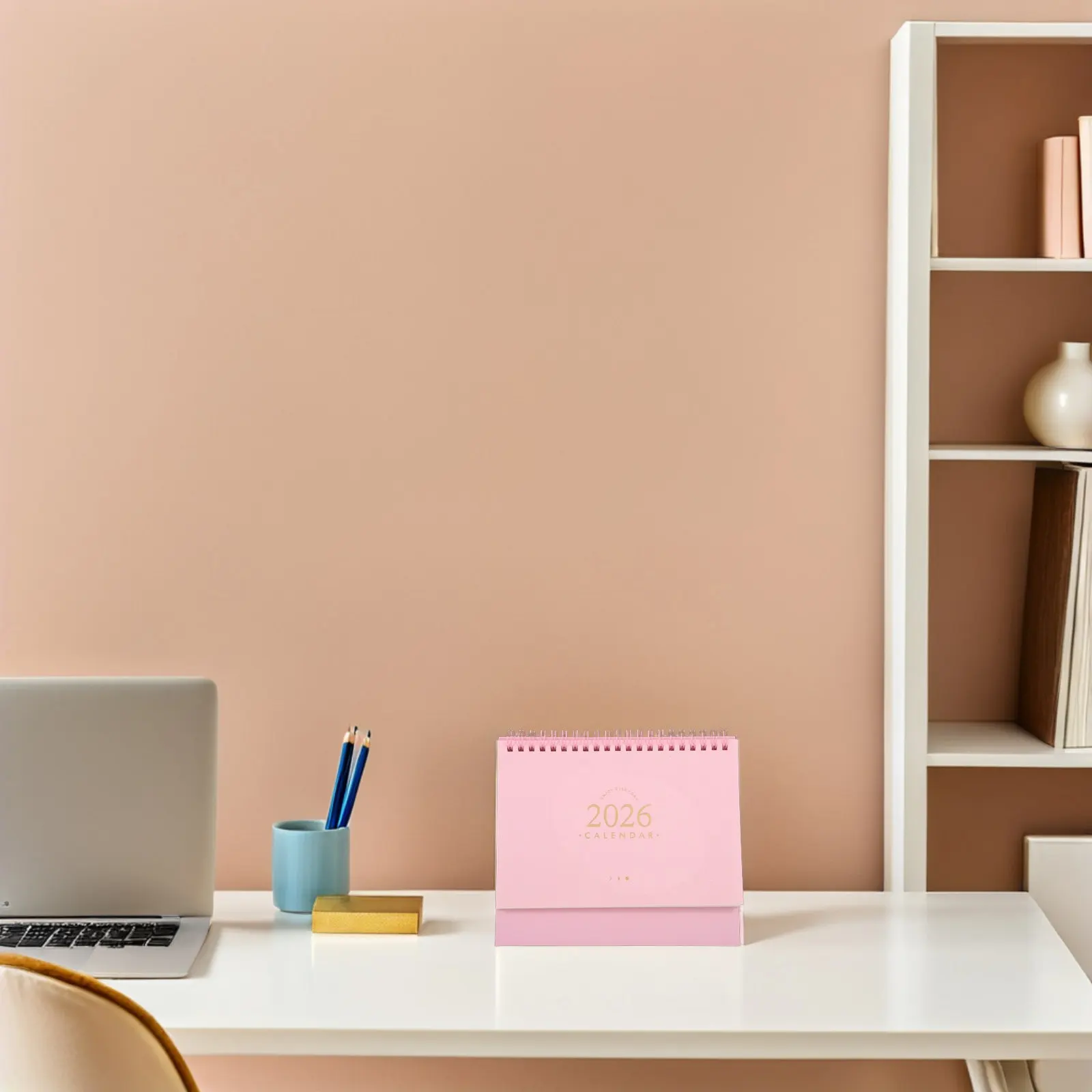 

Компактный настольный календарь на 2026 год, ежемесячный, с откидными страницами, с возможностью письма на обратной стороне для заметок и напоминаний, идеально подходит для офиса и дома, мини-календарь для стола