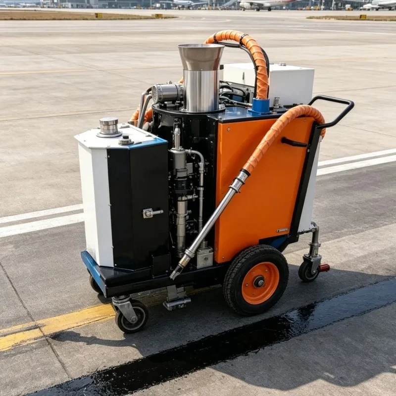 Customized Crack Sealing Machine Hand Push Concrete Joint Sealing For Driveway Repair Highway Repair