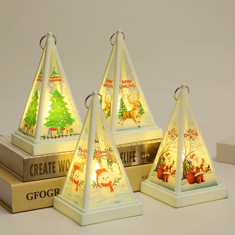 Christmas Decorations Pendants Lighting Decorations Cross-border LED Electronic Candle Lights Portable Light