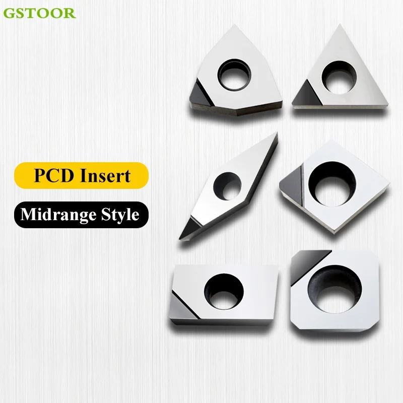 Diamante policristallino PCD CCGT/DCGT/TCGT/VCGT/VBGT/TNMG/WNMG/CNMG/SNMG/VNMG/DNMG APKT1135/1604/MGMN/MRMN Utensili per tornitura