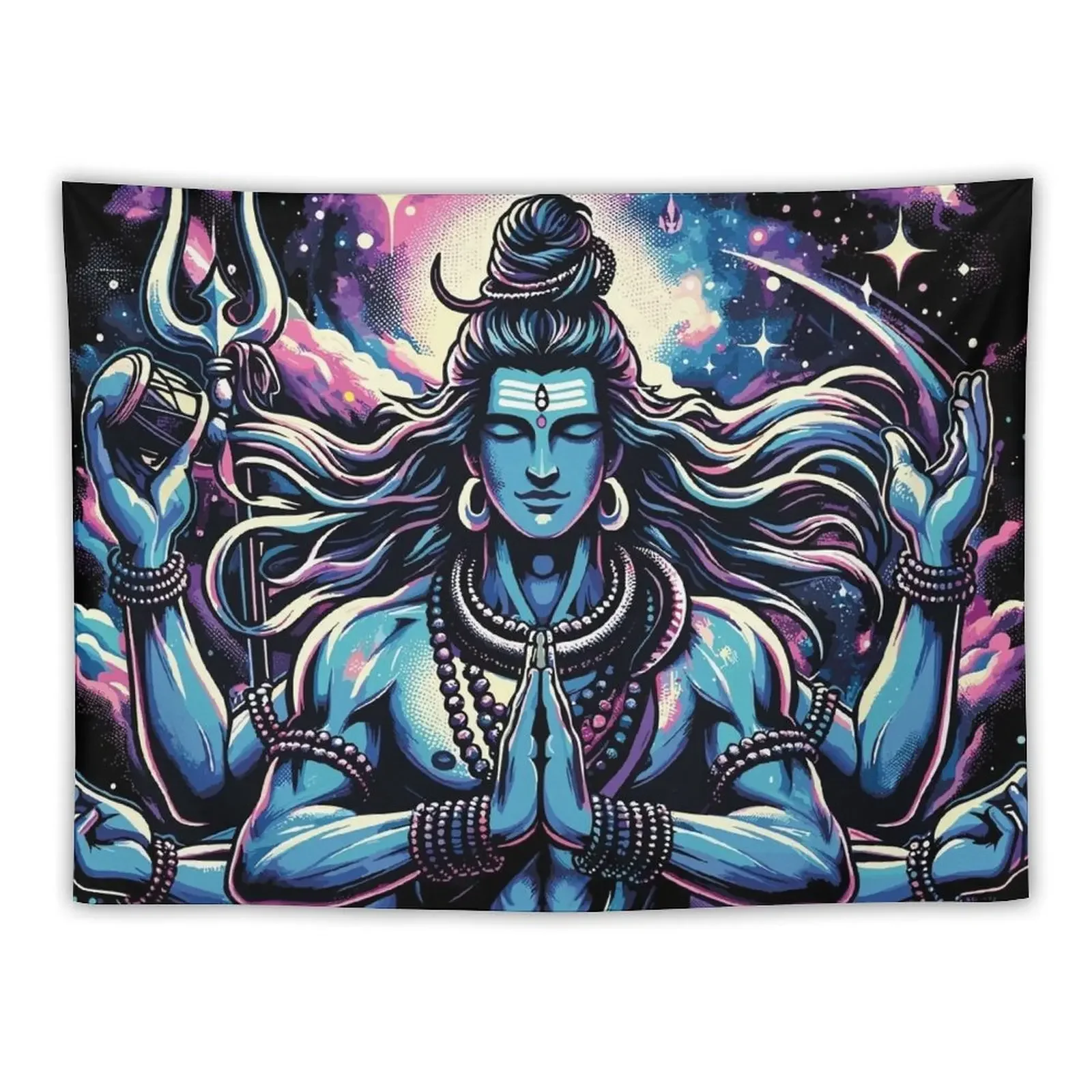 

SHIVA COSMIC DANCER Tapestry Aesthetic Room Decorations Cute Decor Room Decor Korean Style Tapestry