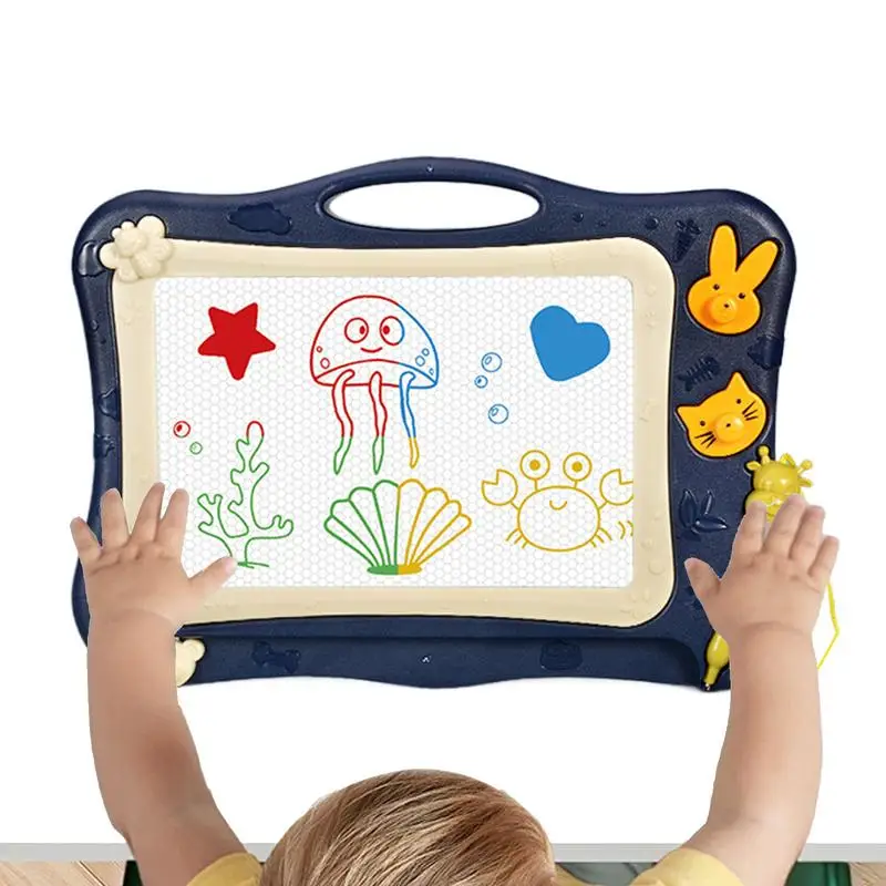 Magnetic Drawing Board Writing Painting Doodle Board Erasable Doodle Drawing Pad Learning And Educational Toys For 1 2 3 Years