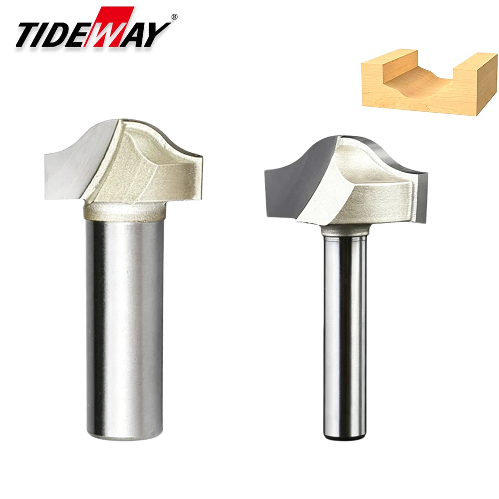 

Tideway Round Bottom Clearing Bit Professional Grade Woodworking Cutters CNC Tool Line Type Trimming Milling Cutter For Wood