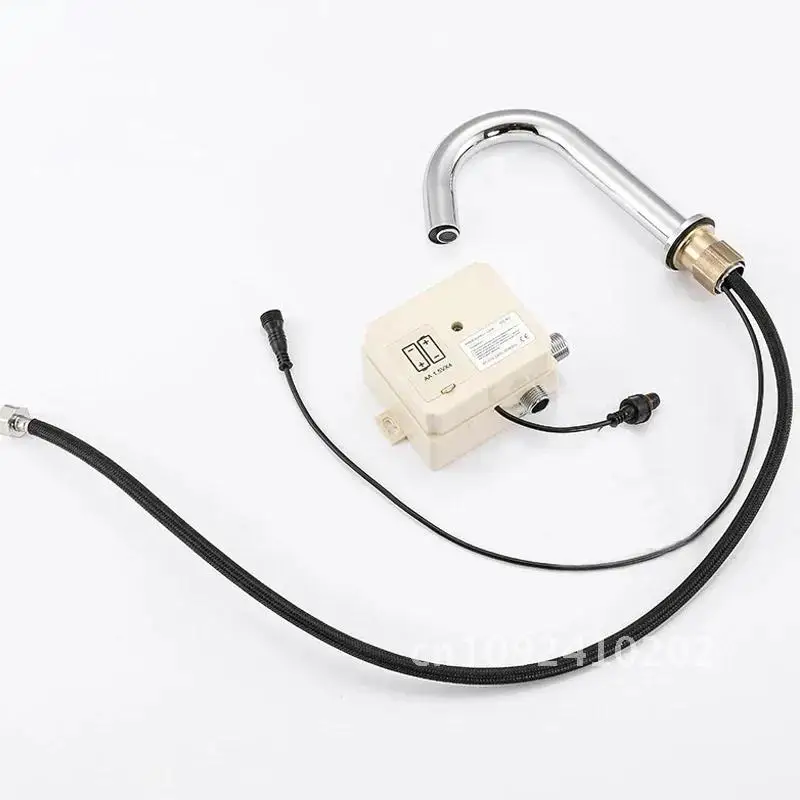 Automatic Touchless Faucet Bathroom Sink Infrared Motion Sensor Tap Steel Basin Gold Sense Smart Grifo Black Stainless Induction