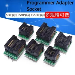 SOP8/SOP14/SOP16/SOP20/SOP28/TSSOP8/TSSOP16/TSSOP20/TSSOP28 TO DIP programmer adapter socket 150MIL 208MIL 300MIL 173MIL DIP8 28