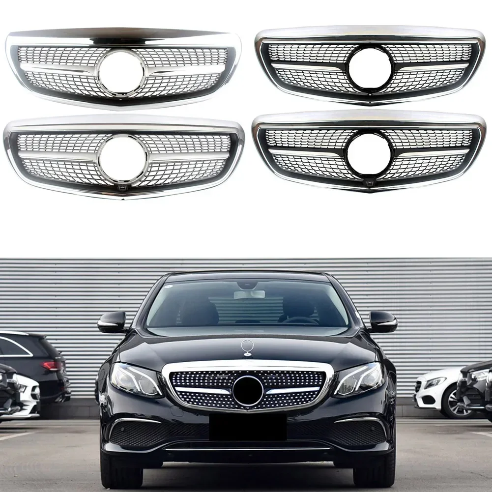

Front Bumper Racing Grill Billet Grille Cover For Mercedes-Benz W213 E-Class Elegant Version 2016-2020