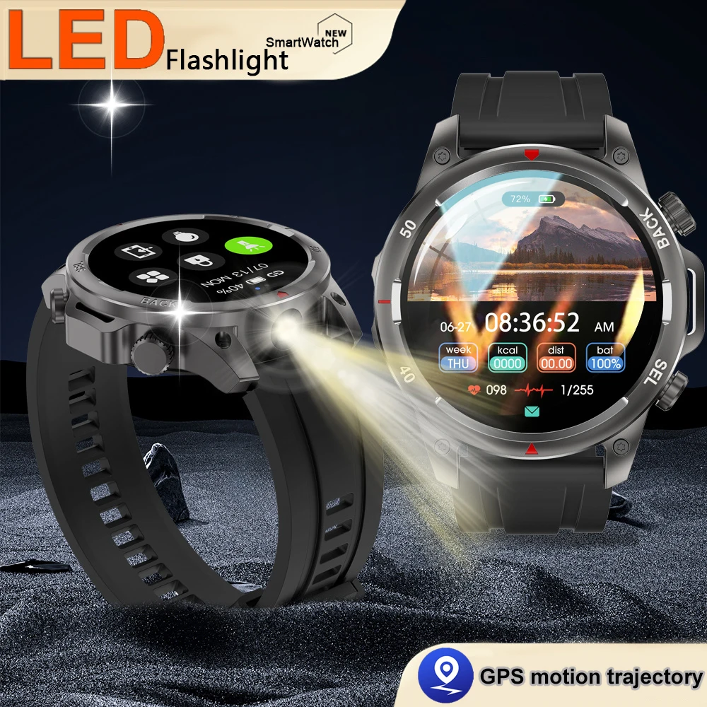 Reloj inteligente deportivo para hombre, pulsera con pantalla HD de 1,53 pulgadas, Bluetooth, llamadas, 410 MAh, resistente al agua, ritmo cardíaco,