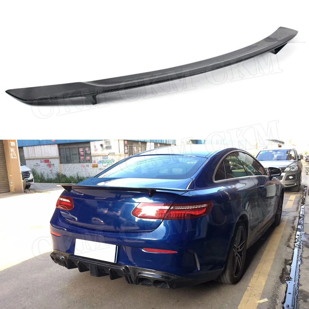 

E Class Carbon Fiber Rear Spoiler for Mercedes benz W238 2-Door Coupe E250 E300 E350 2017 2018 2019 FRP Boot Wings