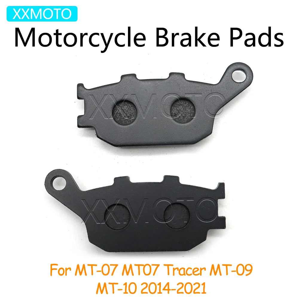 

For Yamaha MT-07 MT07 Tracer MT-09 MT09 MT-10 MT10 MT 07 09 10 2014-2021 Motorcycle Rear Brake Pads MT07 Accessories