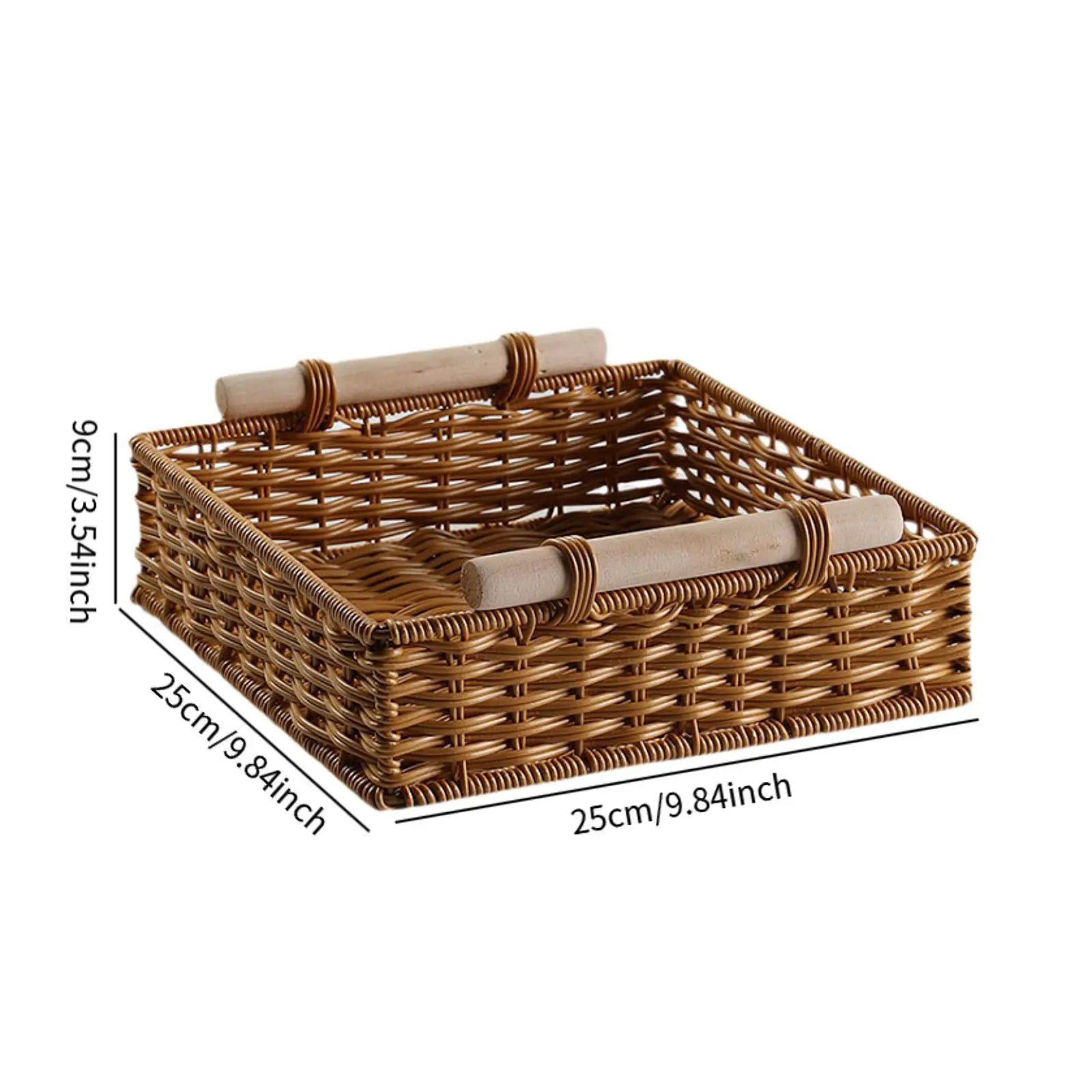 Hand Woven Basket Snack Bread Tray Entryway Keys Trays Modern Food Storage Container Household Organizer for Hotel Tabletop