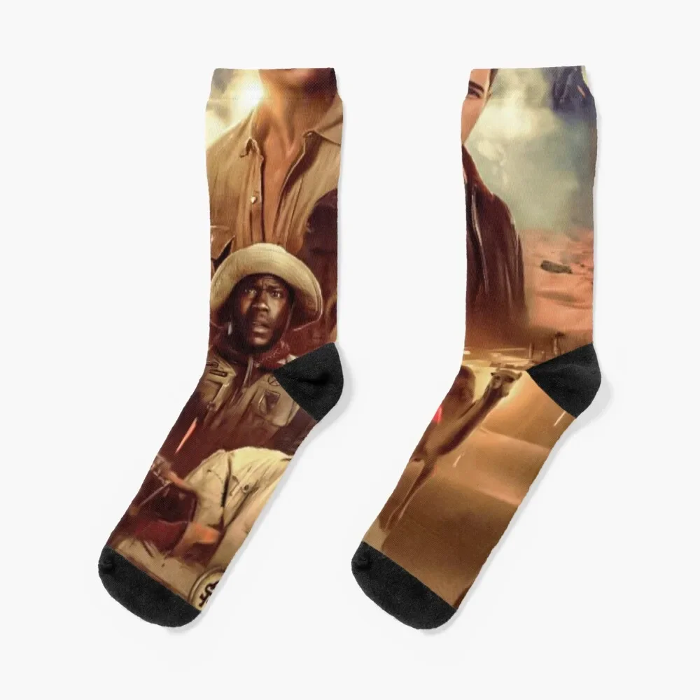 

Jumanji Socks new in's golf Christmas moving stockings Designer Man Socks Women's