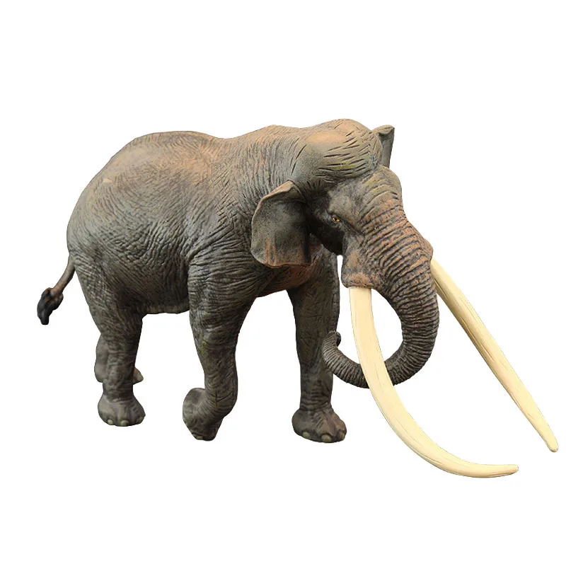 New Realization Wild Animal Solid Simulation Elephant Figurines ABS Action Figures Model Collection Educational Toy For Children