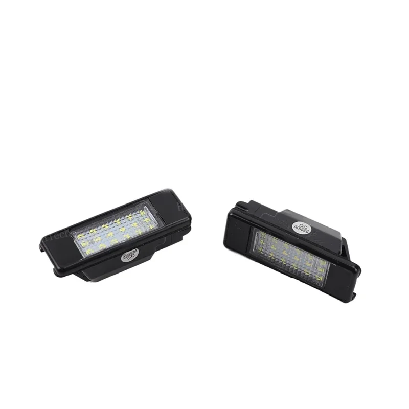 2x Number License Plate Lamp No Error LED 12V 6500k White for Peugeot 106 1007 207CC 307 308 3008 508 For Citroën C2 C3 C5 C5 C6