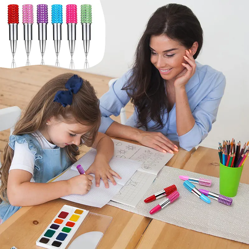 72 Cái Kim Cương Son Môi Bút Bi Giải Đồ Dùng Học Sinh