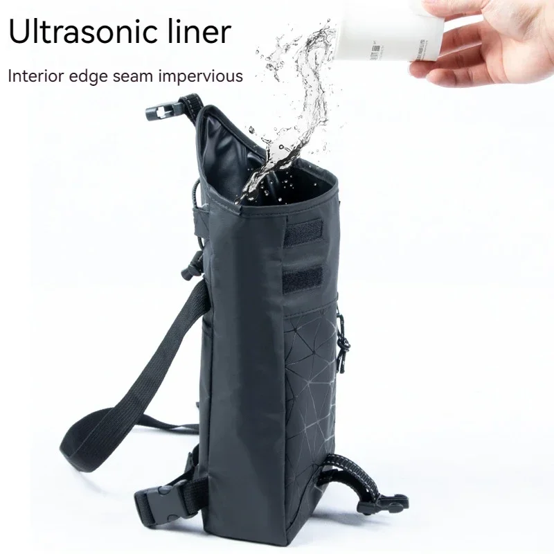 Motorcycle Leg Bag Leather Film Waterproof Reflective Portable Knight Bag Bicycle Accessories Saddlebags For Motorcycles