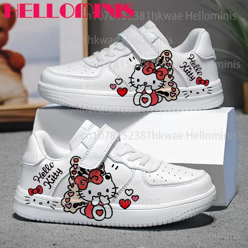 طباعة ثلاثية الأبعاد مرحبا كيتي أحذية الأطفال بنين بنات المشي في الهواء الطلق مقاومة للانزلاق أحذية الوالدين والطفل هدية عيد ميلاد 2025 #1