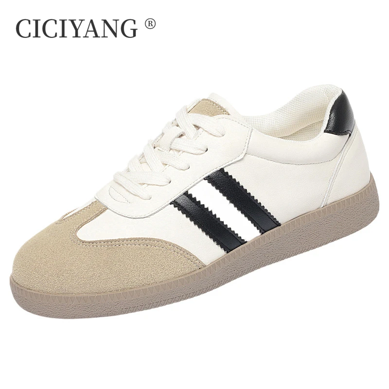 

CICIYANG Women Training Shoes 2025 Summer New Board Shoes Women's Versatile Casual Shoes Soft-soled Fashion Flats Sneakers