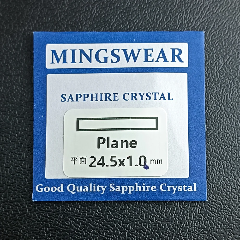 Flat Thick 1.0/1.2/1.5/2.0/2.5/3.0 mm , Diameter 26 - 40.5mm Flat Transparent Crystal Mineral Sapphire glass watch parts