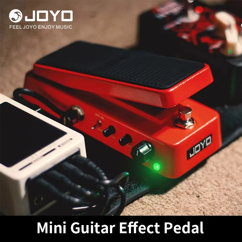 Pedal WAH multimodo JOYO-WAH-II, portátil, multifuncional, efecto de volumen, guitarra eléctrica, Pedal de sonido de bajo