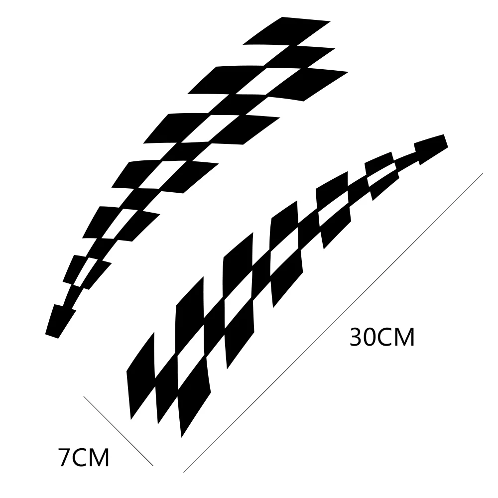 Car Racing Wheel Eyebrow Sticker Vinyl Decal Auto Styling Decoration Film Compatible With Audi VW Ford BMW Toyota Honda Benz