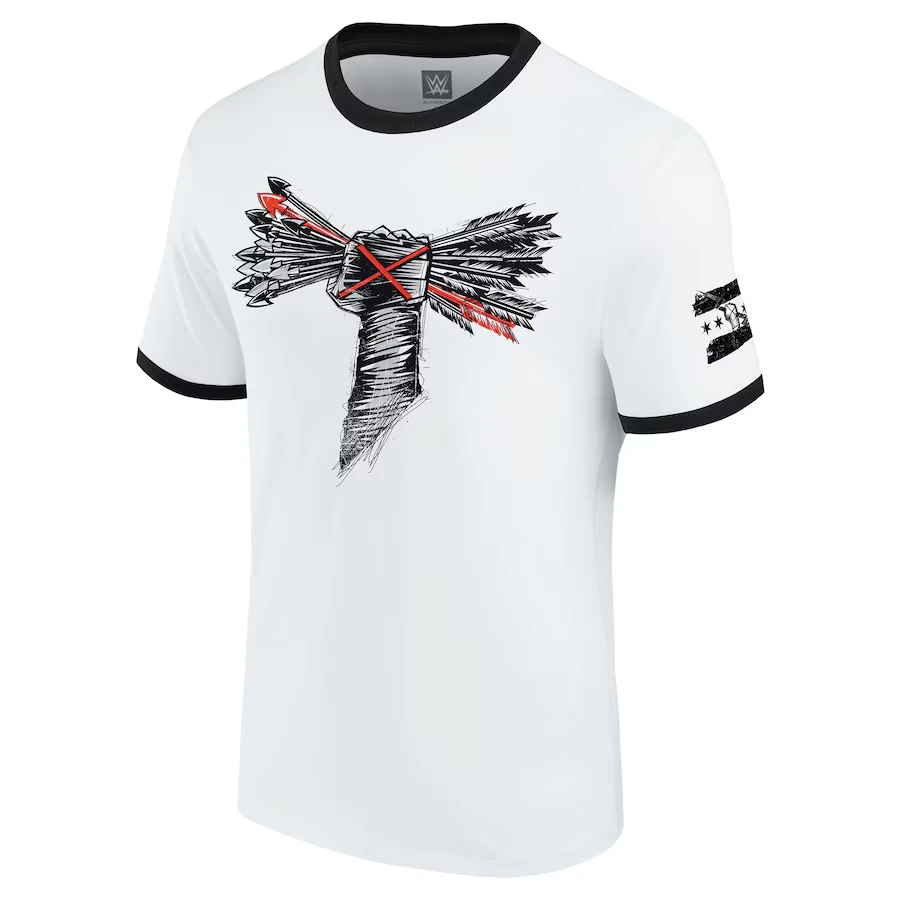 

Men's White CM Punk Retro T-Shirt Simple Fashionable High-End Loose Sweat Absorbing Breathable Suitable For Outdoor Activities