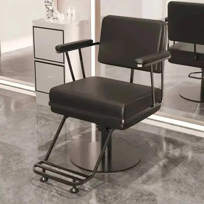 Professional Spa Pump Chair Salon Barber Hydraulic Scissors Manicure Ergonomic Swivel Tattoo Reclining Hairdresser Beauty Luxury