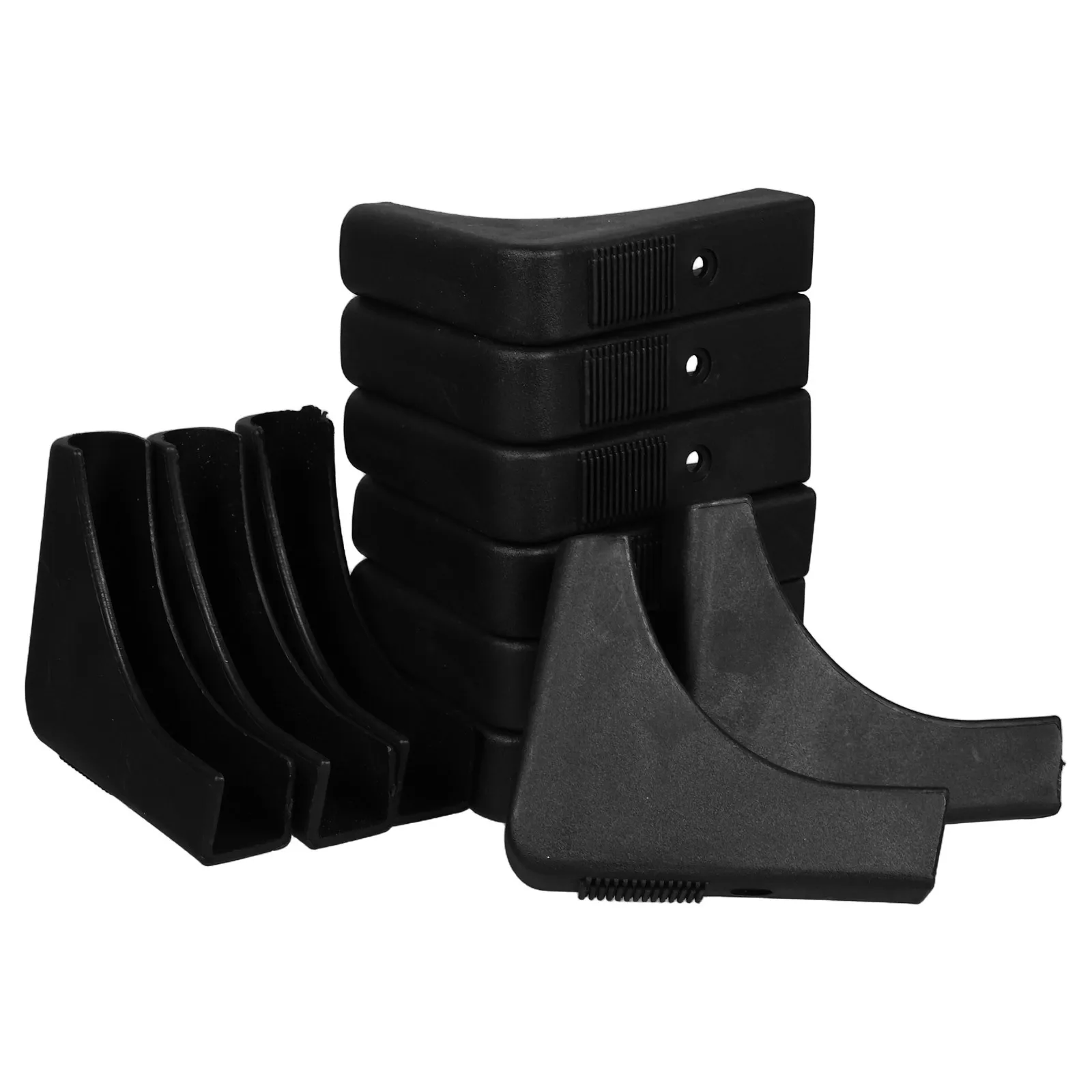 12 قطعة مثلث كرسي الساق حافظات الأرضية عدم الانزلاق الأثاث السكك الحديدية منصات المضادة للانزلاق الجدول قدم يغطي الحد من الضوضاء #2