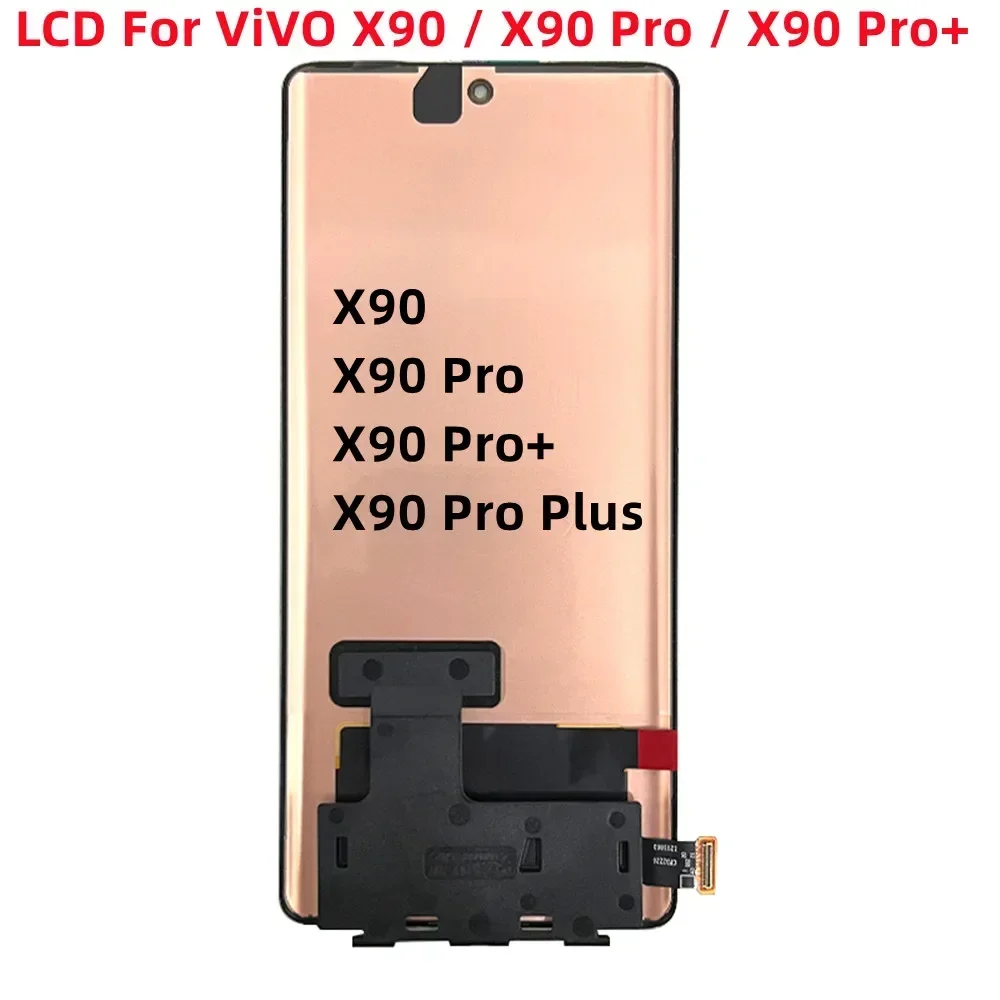 Display AMOLED Tested For Vivo X90 Pro X90 Pro+ Plus 5G LCD Screen Touch Digitizer Assembly V2242A V2227A Replacement Parts