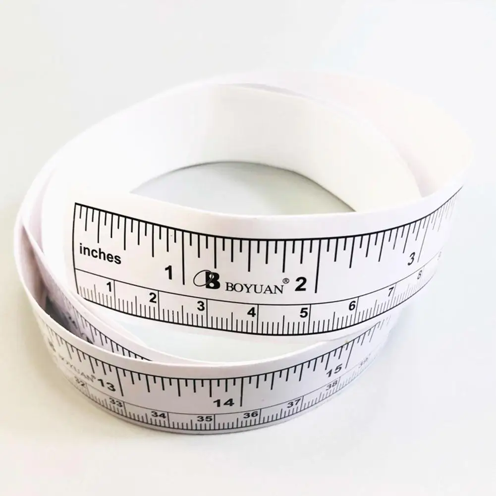 90cm Self-Adhesive Sewing Machine Ruler, Transparent Measuring Tape for Sewing & Crafting, Precision Marking Tool for DIY