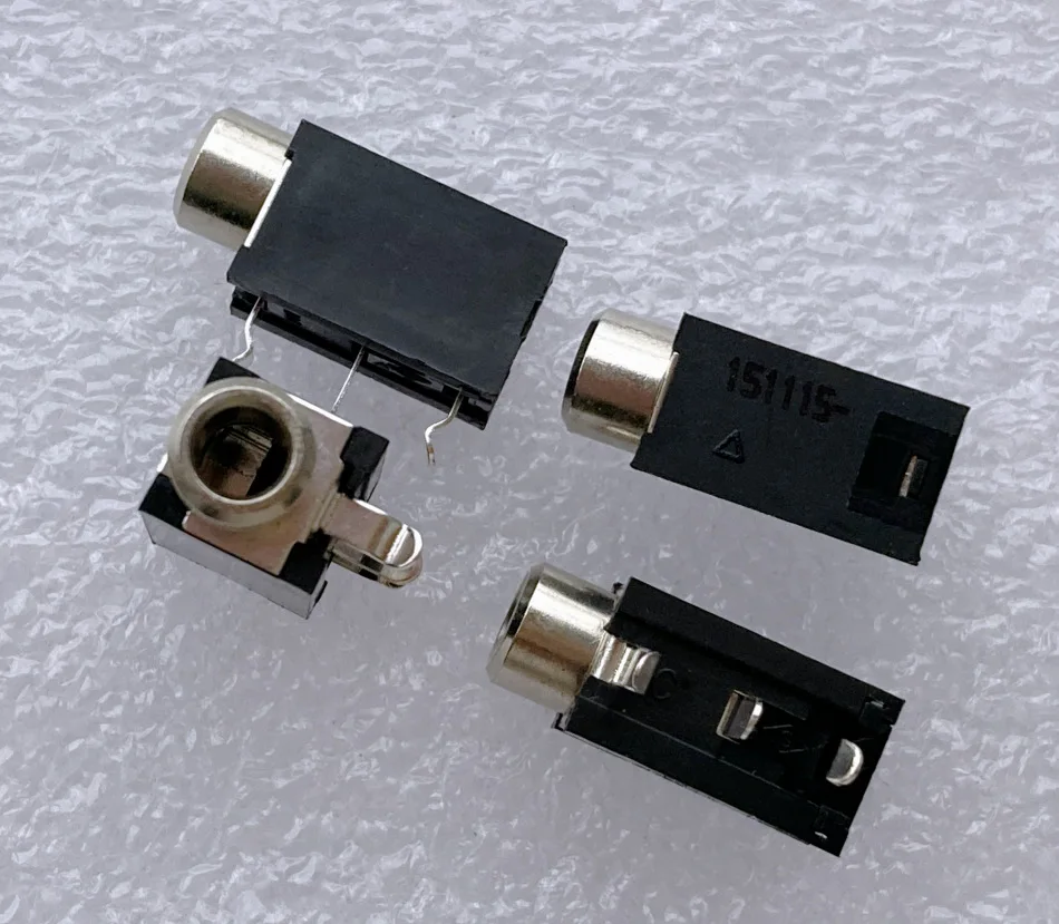 For 3.5mm audio earphone socket, copper ring 3P 3 pins, stereo, microphone socket, microphone female seat