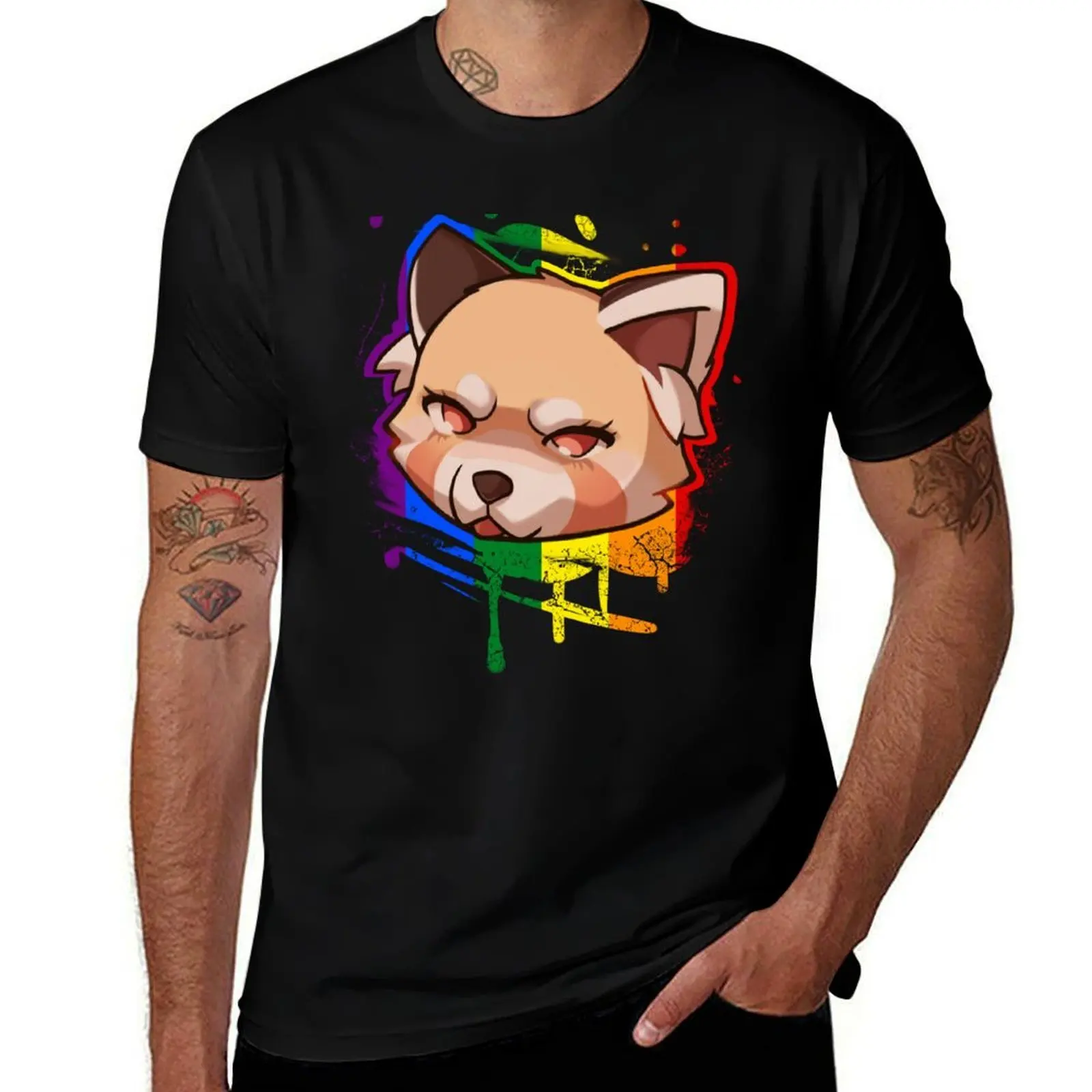 

Cute Foxie Pride T-Shirt plus size clothes oversized graphic t shirt vintage custom shirt Men's t shirts