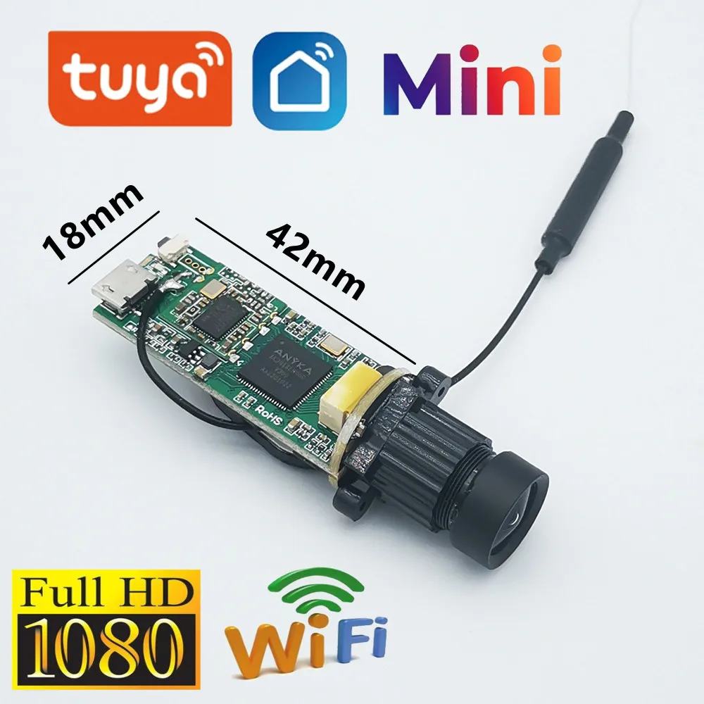 DIY Tuya moduł kamery Mini 1080P bezprzewodowy obiektyw śrubowy IPC mały rozmiar Onvif RTSP