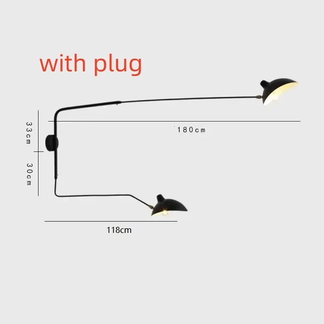 Mouille Plafondlamp Industrie Plafondlamp Nordic Black Spider hanglamp voor woonkamer slaapkamer Zwart armatuur Home Decor