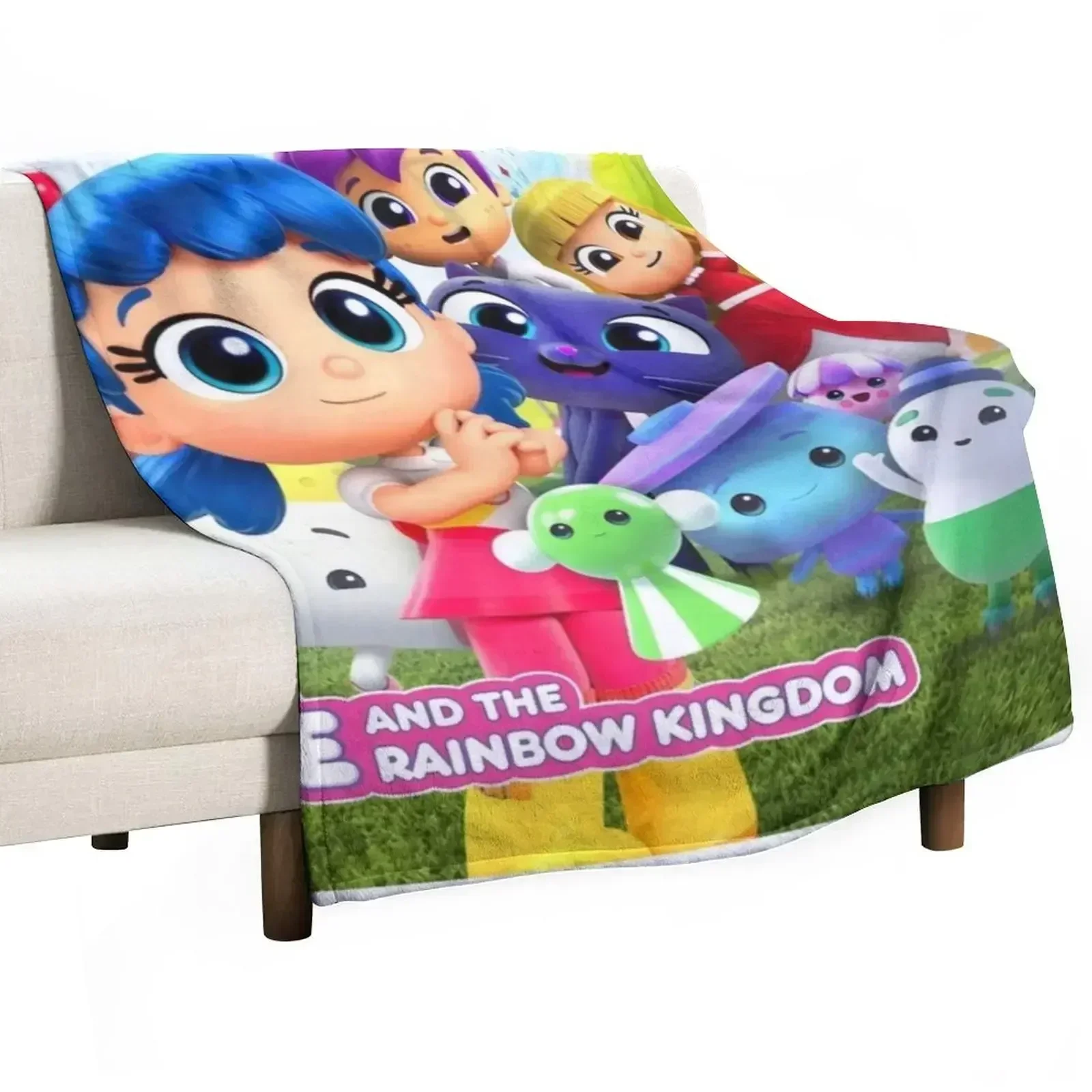 

True and the Rainbow Kingdom Design Throw Blanket cosplay anime Hairys Winter beds Bed covers Blankets