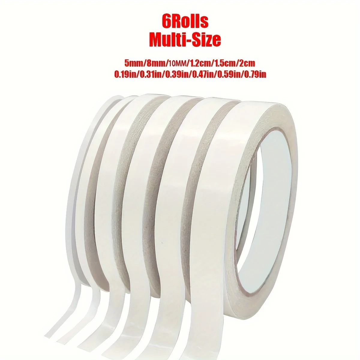 1.5cm/2cm width high-strength sticky double-sided tape for office & craft supplies, student supplies.