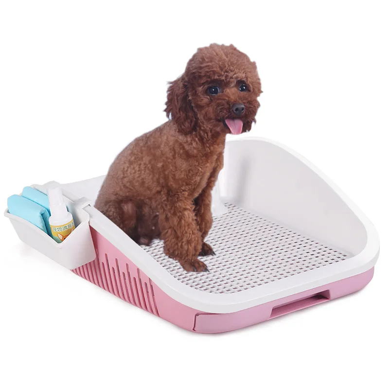 pet supply Dog Urine Tray  With storage box  Indoor Dog Pot Portable Drawer Small and medium-sized dog toilets