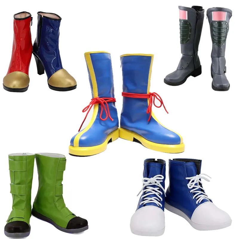 Anime Ball Android 18 17 21 Bulma shoes Cosplay VegetaIV Bro li  Go ku han Trunks Boots All roles Boots Cosplay Shoes Customize