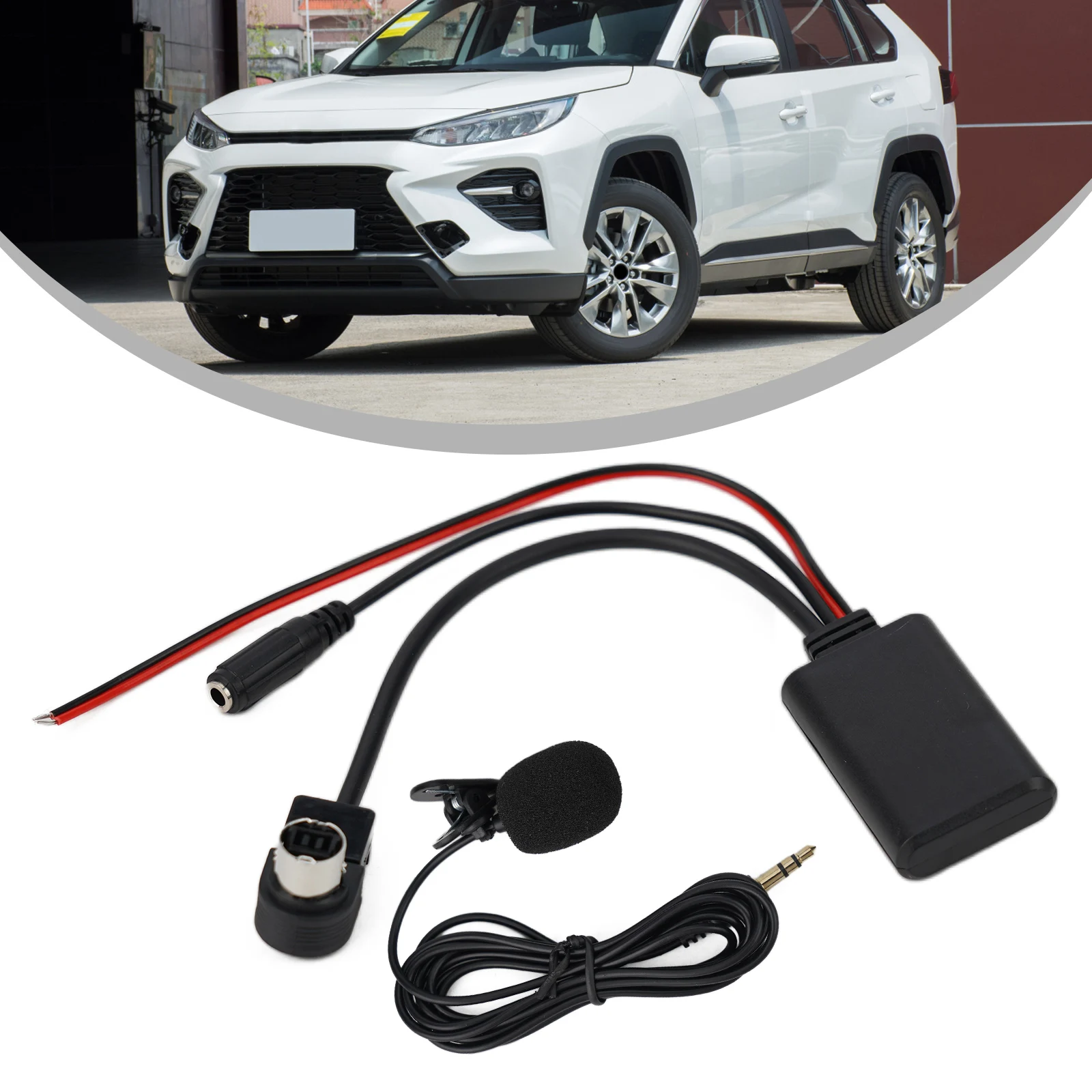 

1) 5 0 AUX Audio Adapter Cable for Alpine IDAX100 IDAX200 Supports Handsfree Calling and Efficient Music Transmission