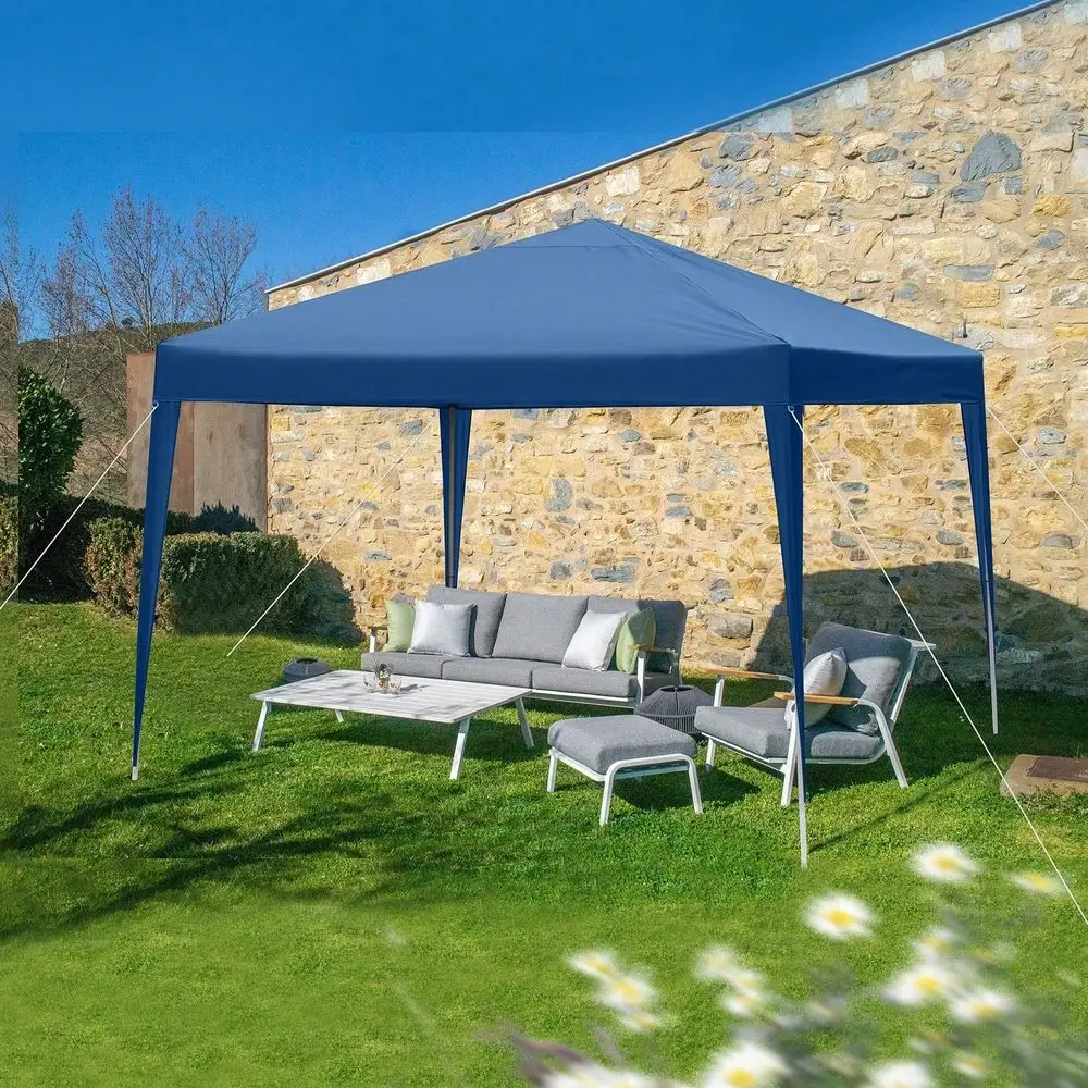 

X 3m Practical Waterproof RightAngle Folding Tent Blue