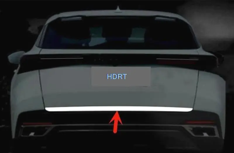 

Tail Gate Rear Trunk Door Frame Bottom Grille Moulding Cover Molding Back Trim Strip Car Styling For Chery Omoda 5 C5 2022 +