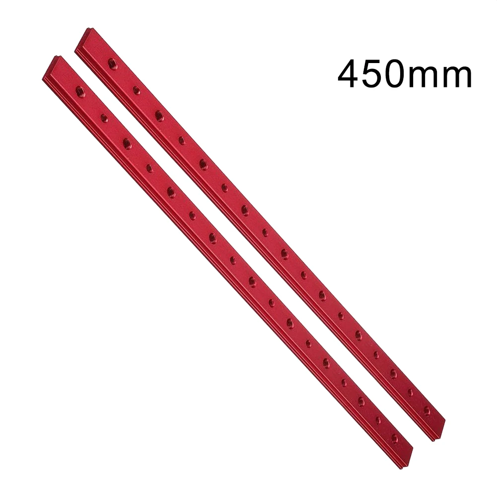 อลูมิเนียมอัลลอยด์ T-Track เครื่องมือ DIY งานไม้ 100 มม.อลูมิเนียมอัลลอยด์ Slider การออกแบบที่กะทัดรัดติดตั้งง่ายฝีมือประณีต