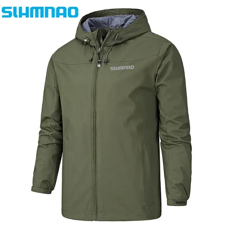 AliExpress SLHMNAO 2025Waterproof Fishing Raincoat for Men, Raincoat for Cycling, Windproof Jacket, Mountaineering Clothes, Spring and Autumn Coat