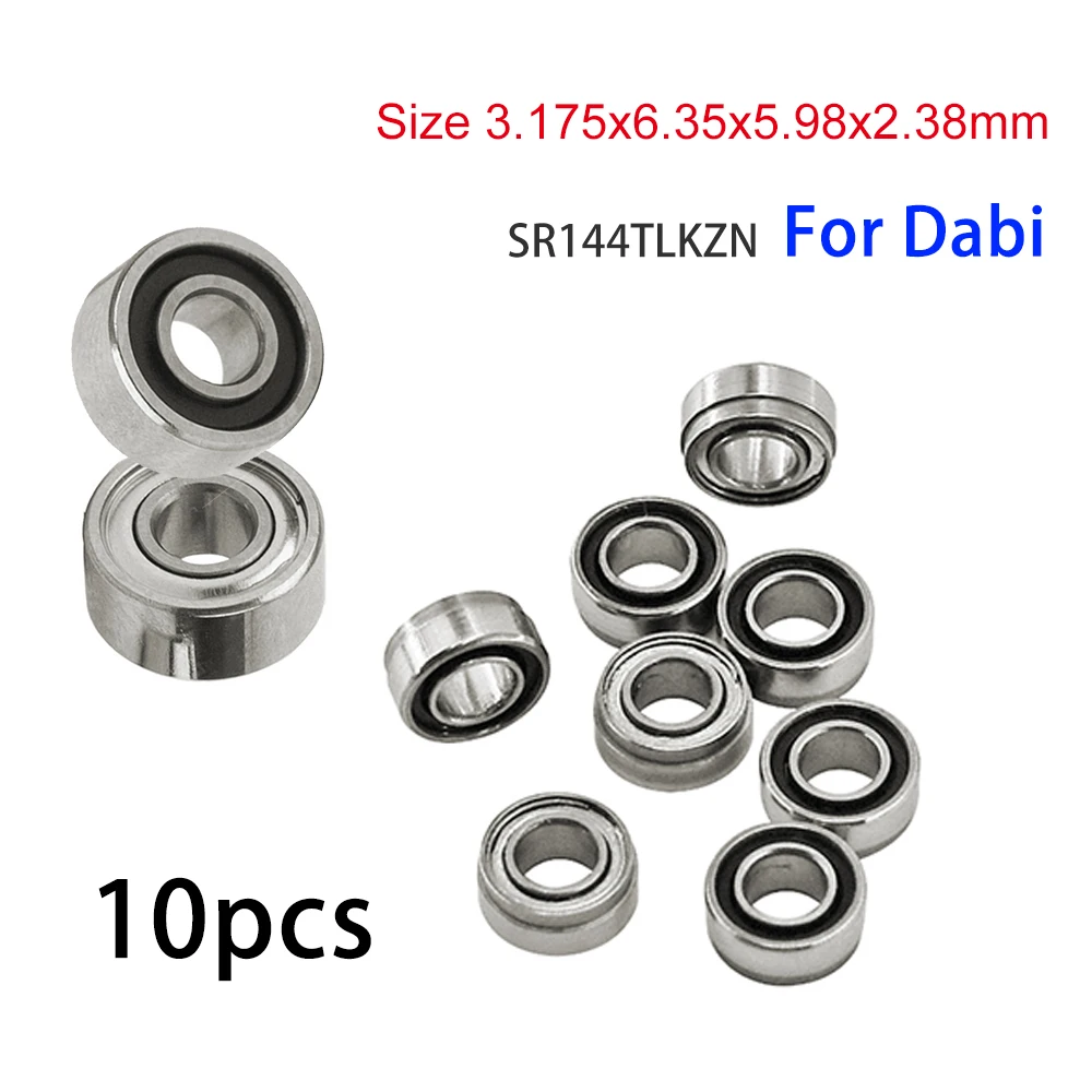 

10 pcs High Precision Dental Handpiece Bearings fits for Dabi Atlante RS350 KV637 3.175mm*6.35mm*2.38mm