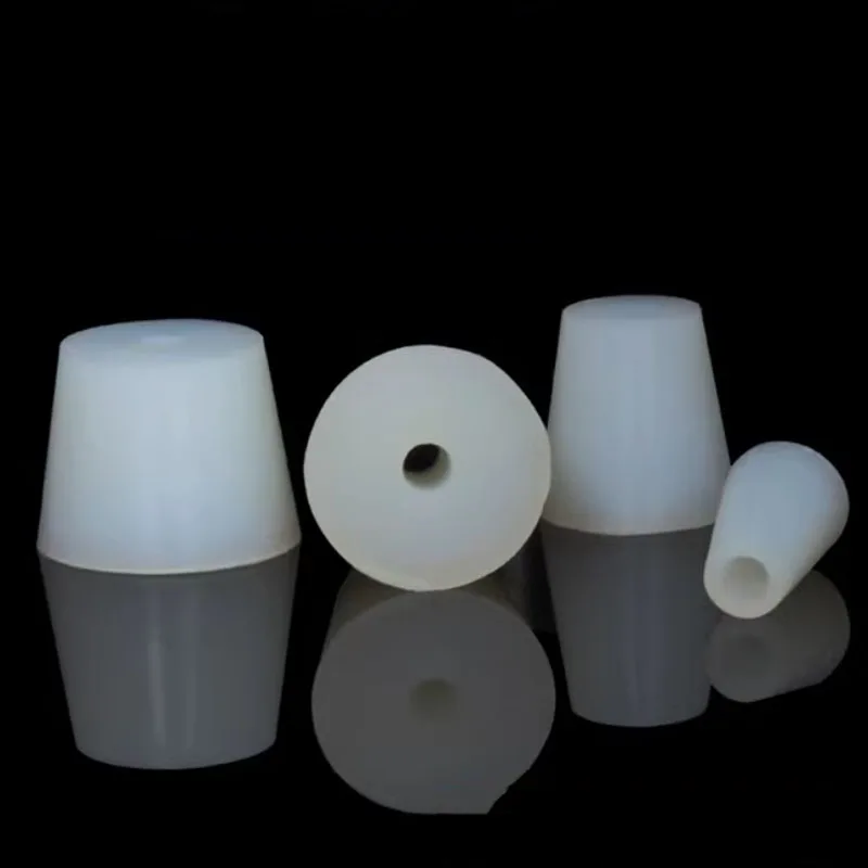 Conical Silicone Plug Airlock Stopper With Hole Laboratory Stopper usedes to valve Fermentation Secondary Wine Bottles