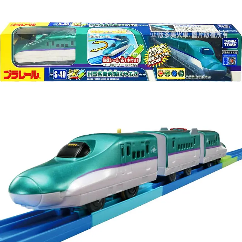 TOMICA ES-02 E5 Series Shinkansen rail train toy model, a holiday gift for children, toy collection model for boys.