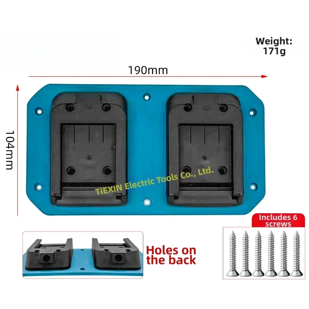 

Battery Fixing Frame Battery Adapter Connector Terminal Block Replacement Plastic Power Mount Fixed Rack Battery Storage