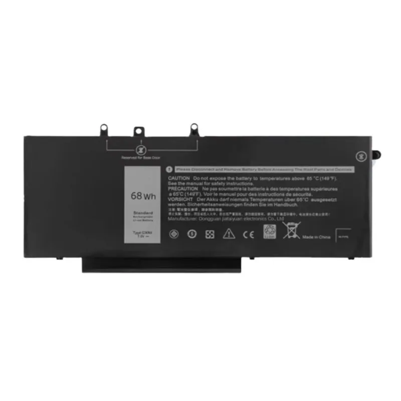 

Аккумулятор Gjknx для ноутбуков Dell Latitude 5480, 5580, 5280, 5590, 5490, E5480, E5580, 8000 мАч