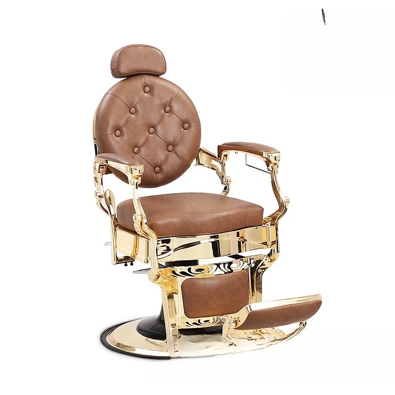 

Hairdressing chair, heavy duty multi-purpose hydraulic reclining chair, retro hairdressing chair