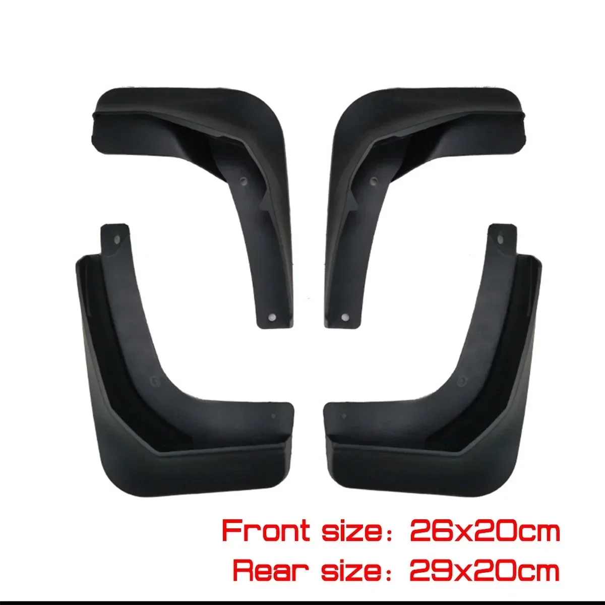 Car Front Rear Car Mudguards Fender Flares Mud Guard Flap Anti Splash Mudflaps for VW Golf Sportsvan 2016 2017 2018