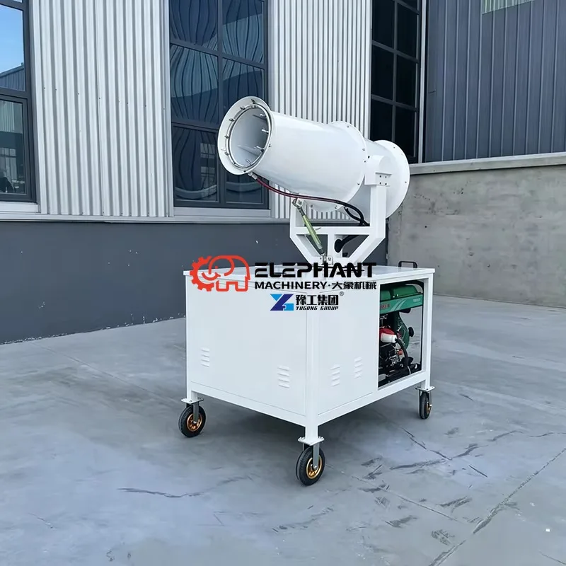 2026 New Remote Control Fog Cannon Machine Dust Suppression Mist Sprayer for Construction Mining Environmental Equipment
